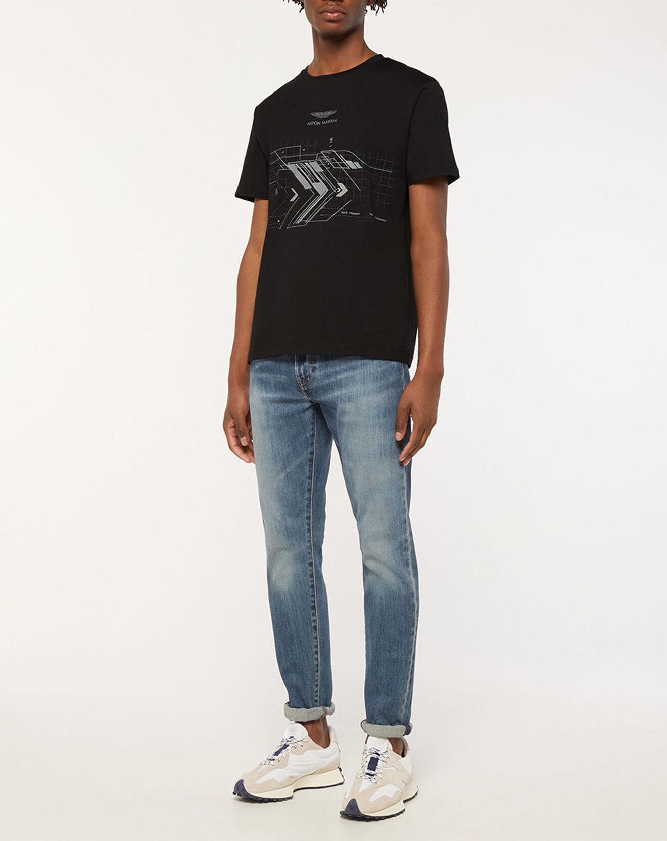 Hackett London T-Shirt Program Aston Martin Racing noir