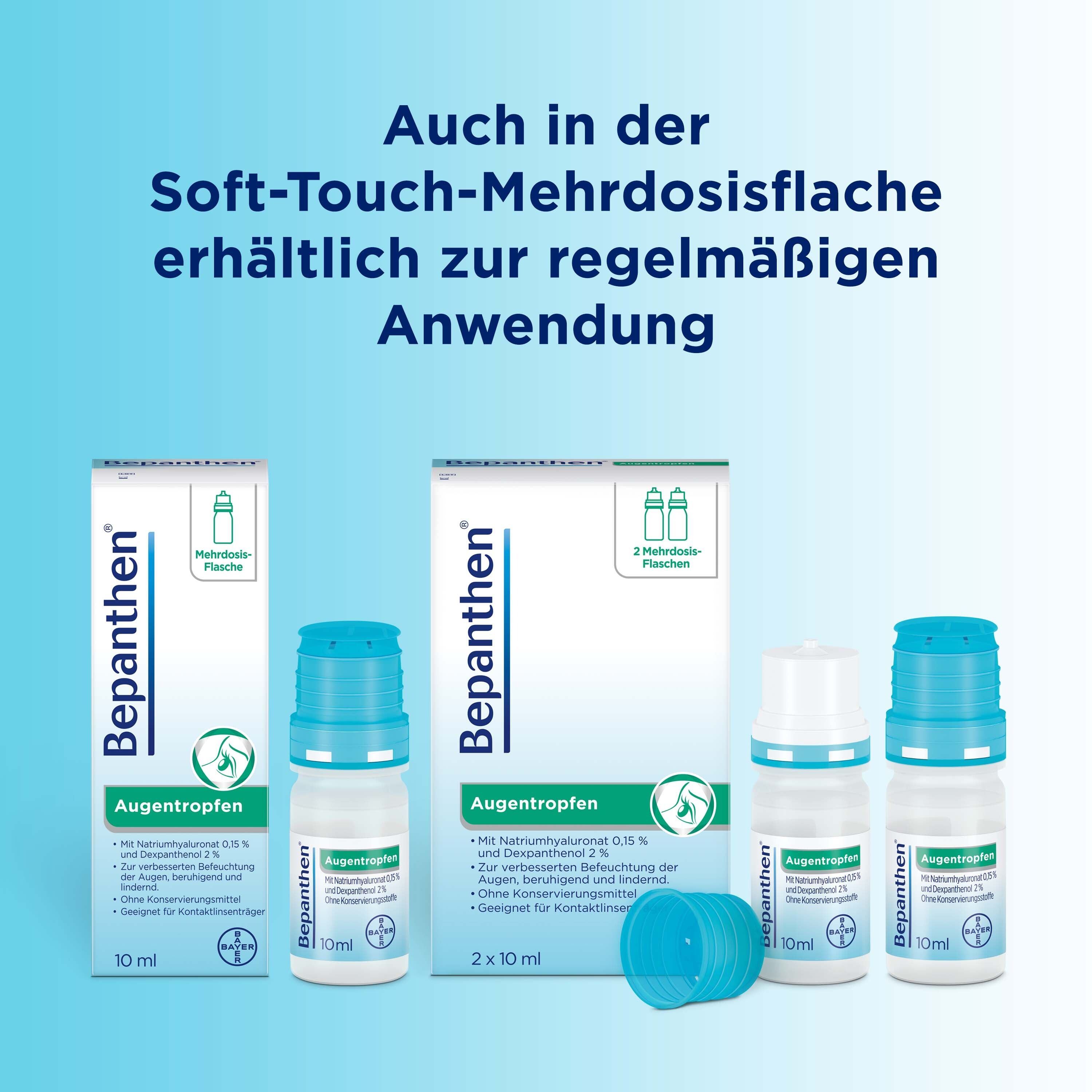 Bepanthen® Augentropfen für trockene Augen in Ein-Dosis-Behältnissen