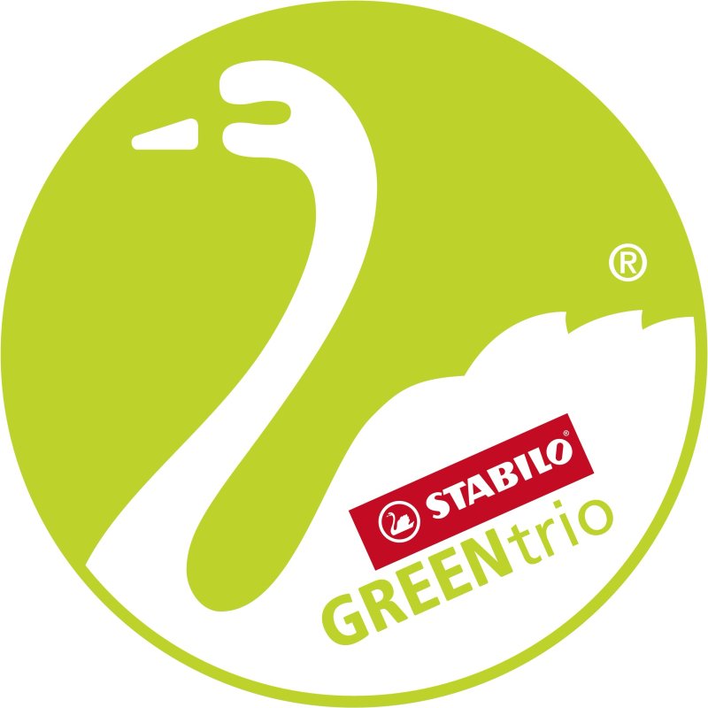 Crayon de couleur GREENtrio, épais, étui en carton