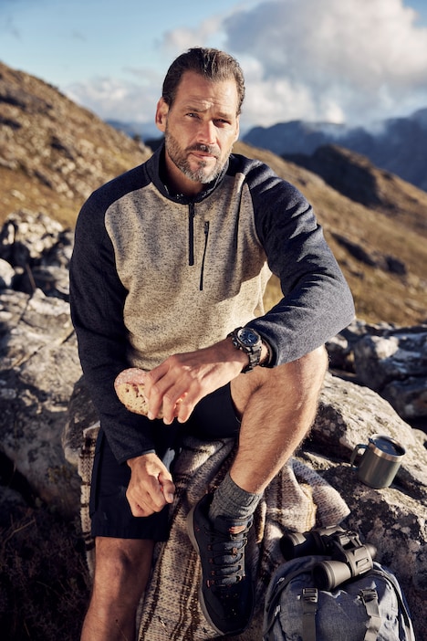 JAY-PI Troyer, Outdoor, Strickfleece, Zippkragen