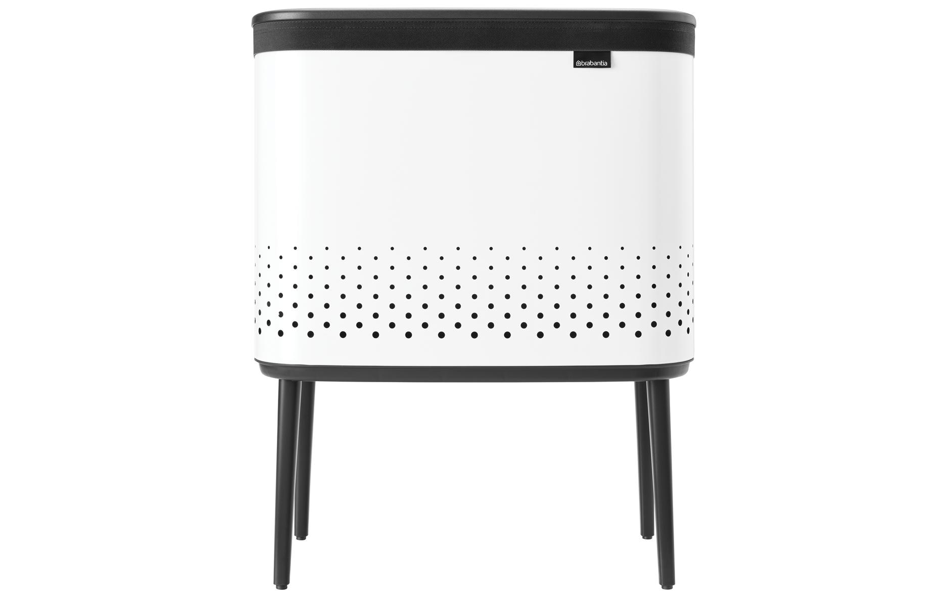 Wäschesammler BO Weiss, 60 l<br>Weisser Wäschekorb