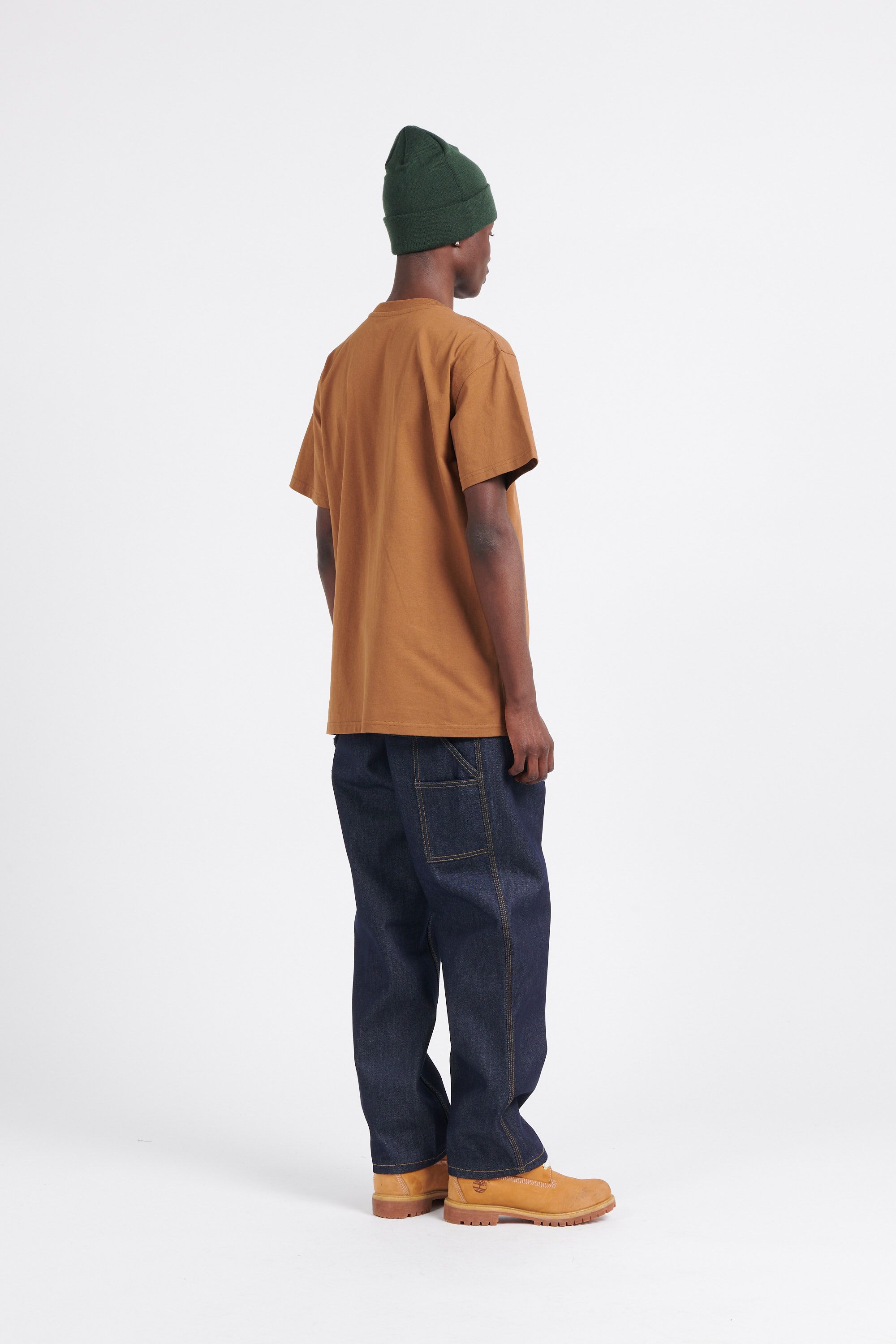 CARHARTT WIP T-shirt AMERICAN SCRIPT Marron