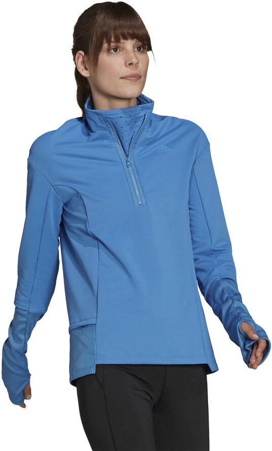 adidas COLD. RDY Cover-Up løbetrøje Blå