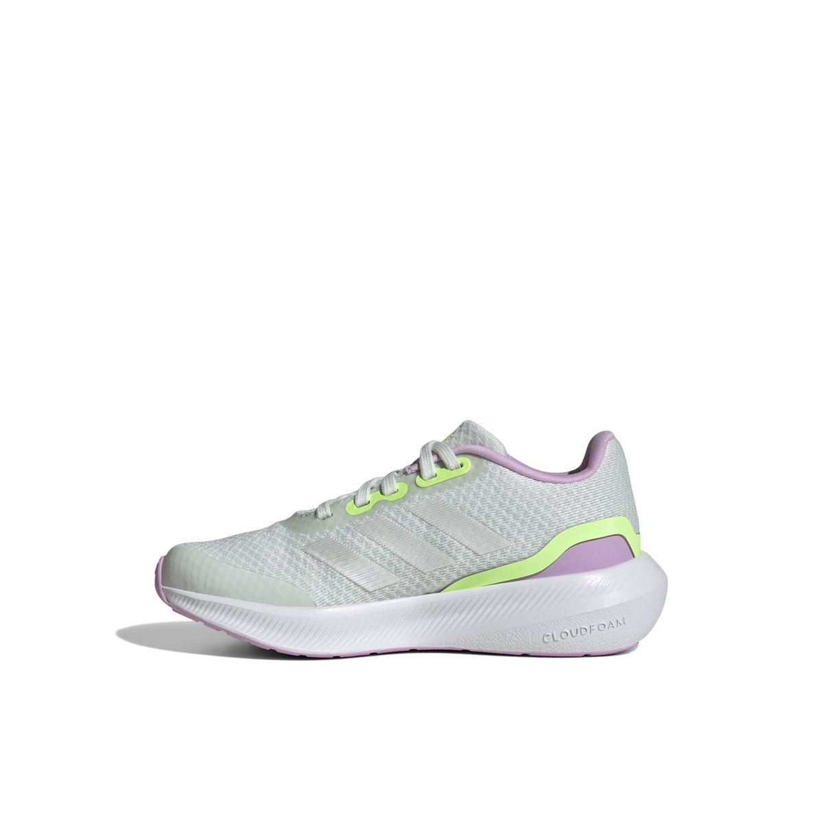 ADIDAS-Runflcon3-jg-Baskets - Talon plat - Gris Clair