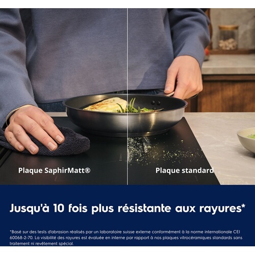 Plaque de cuisson avec hotte intégrée Electrolux KCC73443CZ SAPHIRMATT