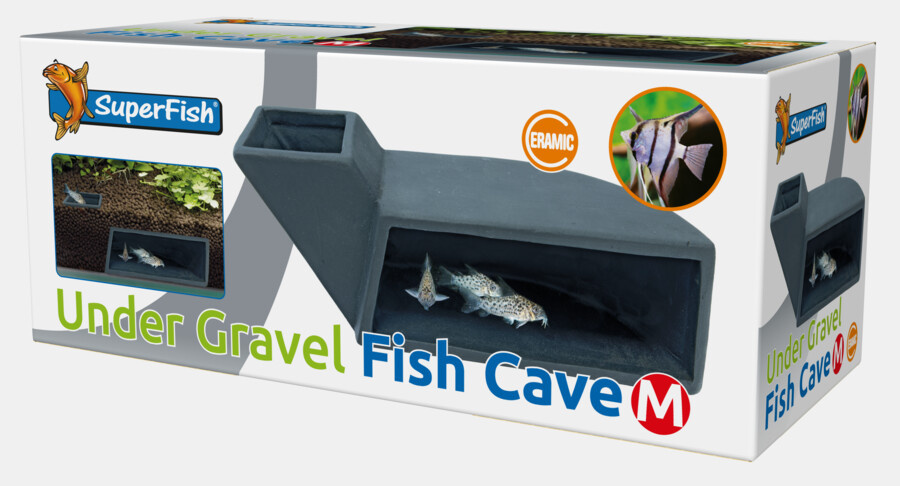 Superfish Under Gravel Fish Cave M voor bodemvissen