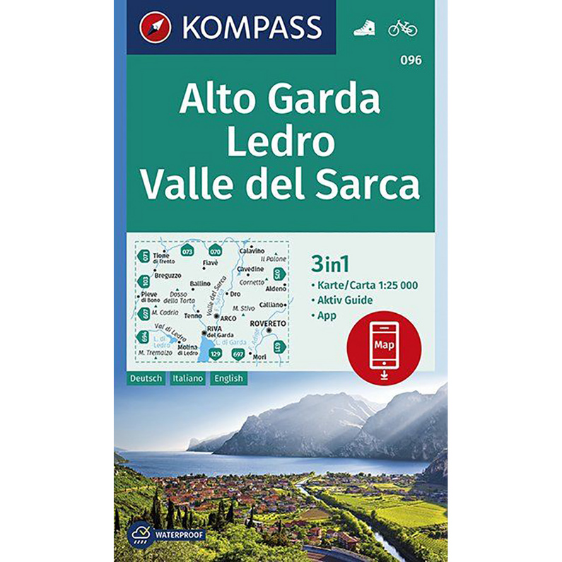 Kompass Verlag WK 096 Alto Garda - Val di Ledro