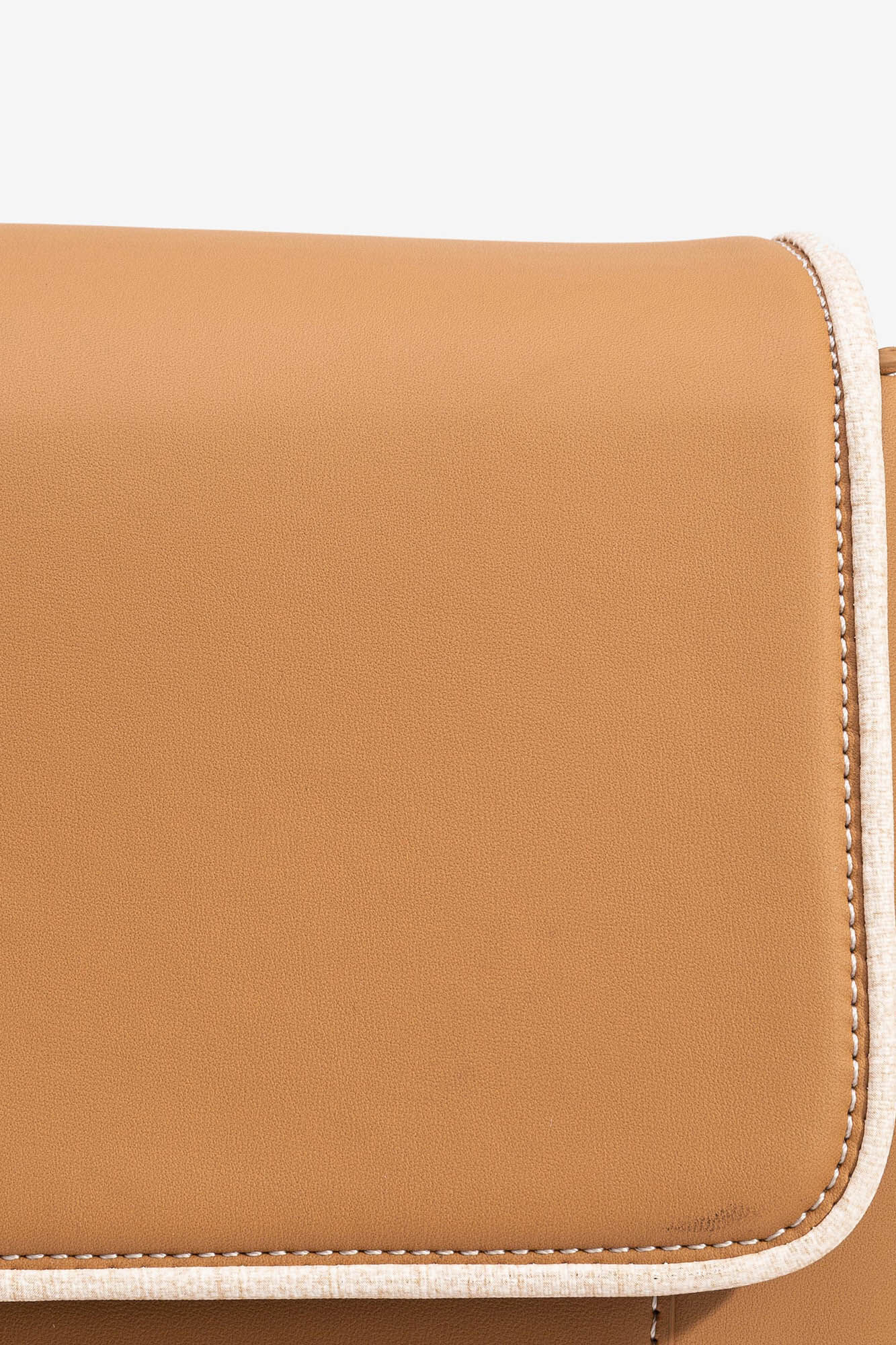 Bolsa de ombro combinada - Marrom escuro