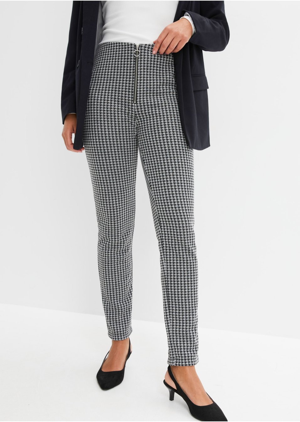 Legging à fermeture zippée