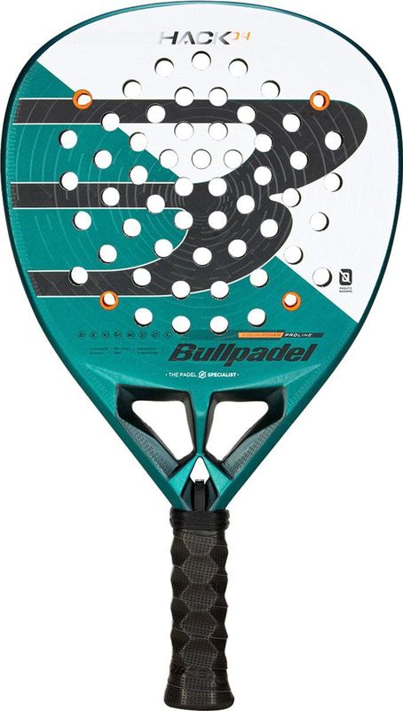 Bullpadel - Hack 04 - Padel Racket - 2025 - Zwart - Carbon