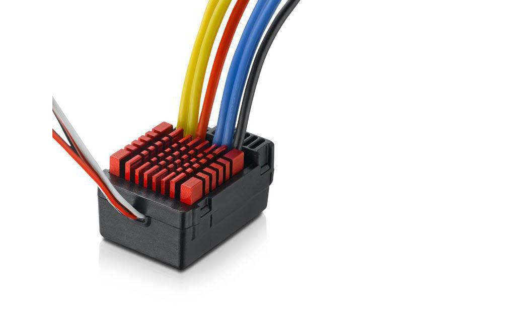 Brushed Regler QuicRun WP 880 Dual 80A, 2-4SESC für Fahrzeuge im Massstab 1:10 und 1:8 mit Bürstenmotor