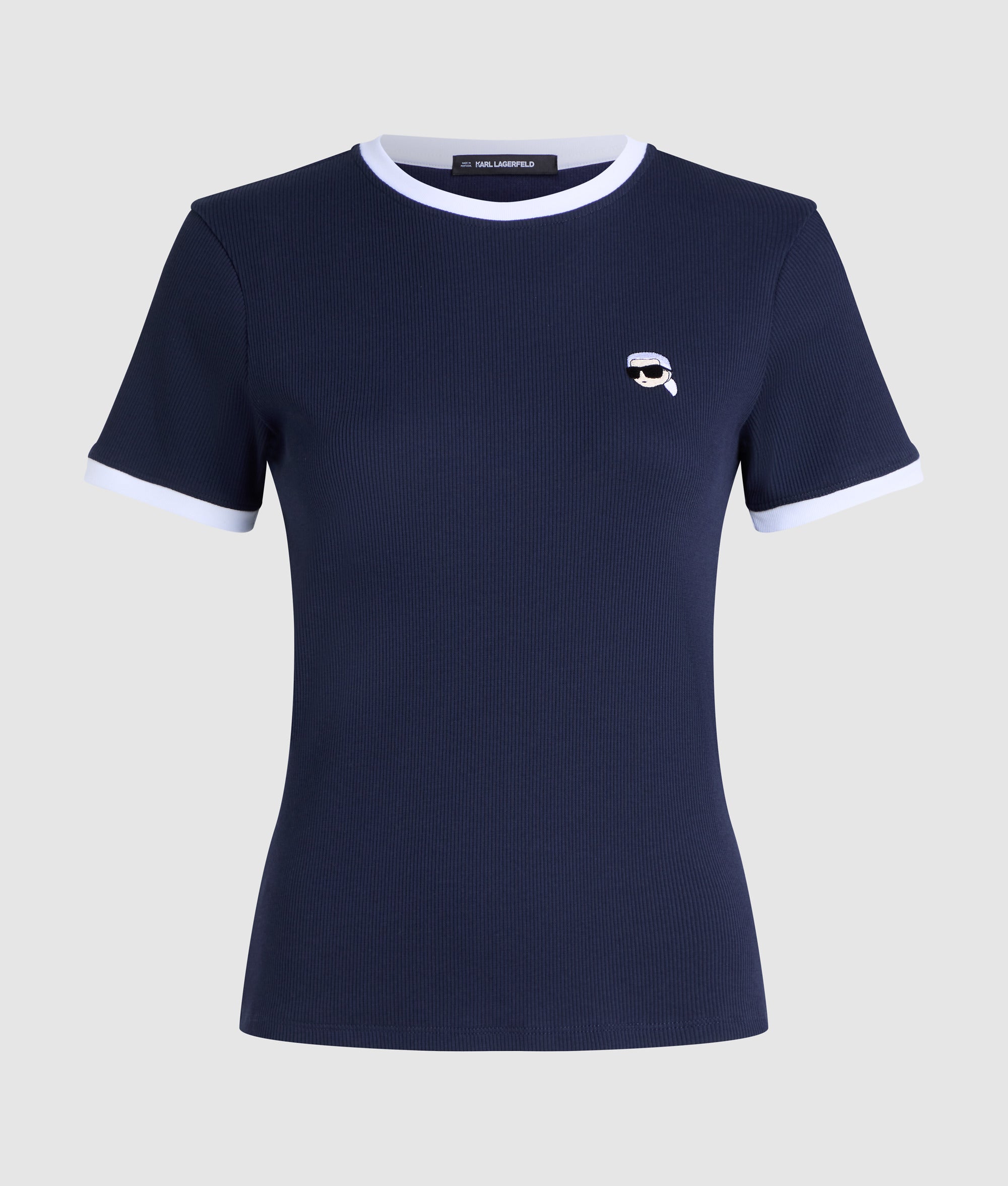 IKON slim fit rib T-shirt