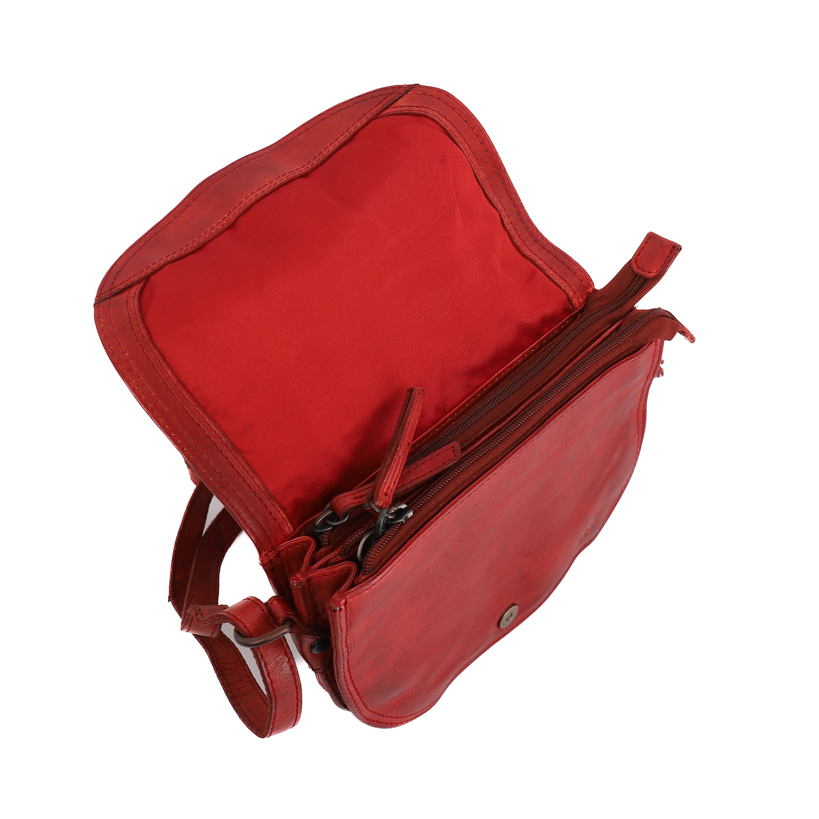 Schoudertasje 'Gigi' rood Rood