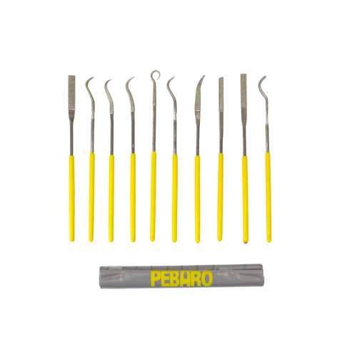 Pebaro Diamant-Nadelfeilen-Set, gebogen