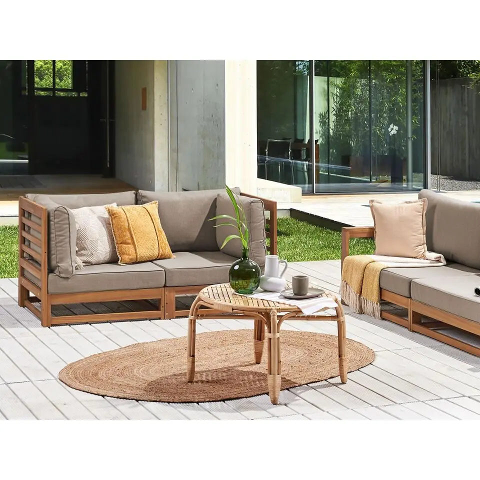 TRANI - Loungebank 2-zits - Lichthout - Acaciahout
