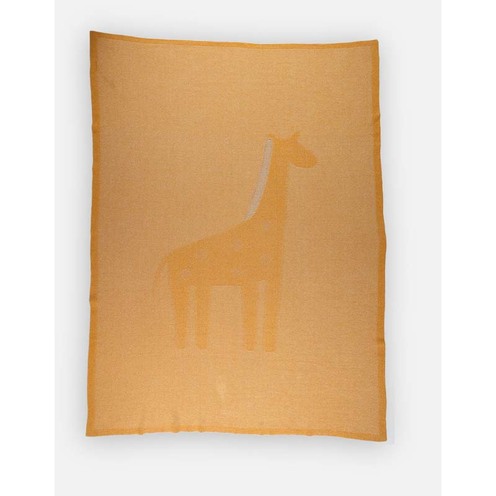 Couverture girafe 100x140 cm tricot bio Tiga Stegi & Ops - NOUKIE 'S