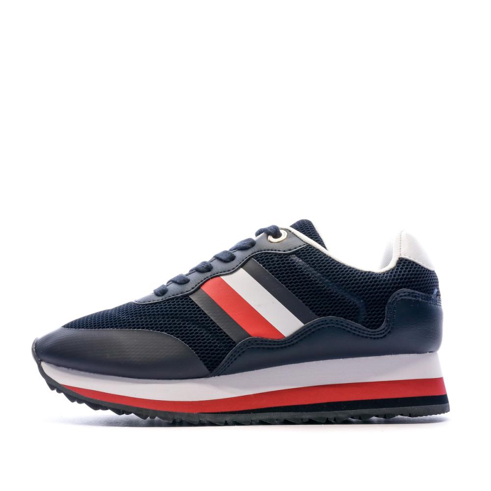 Tommy Hilfiger Baskets Marine Femme Tommy Hilfiger Sporty Retro