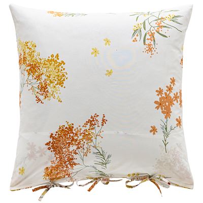 Linge de lit motif bouquets