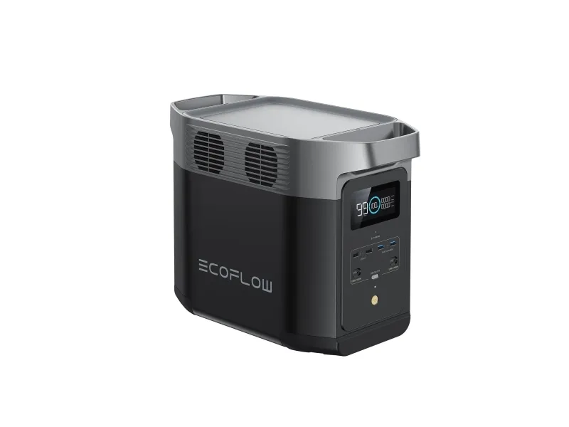 EcoFlow Delta 2 - Transportabel strømstation - litiumjernfosfat - 1024 Wh - Wi-Fi, Bluetooth - output-stikforbindelser: 13 - Europa