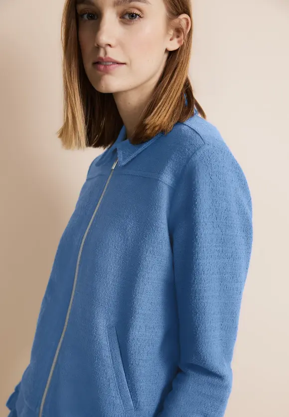 Struktur Shirtjacke - original blue