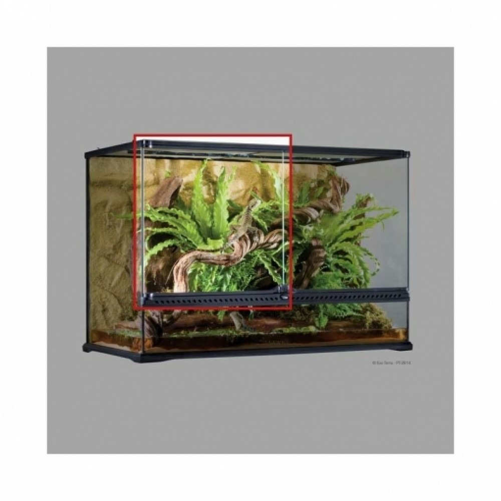 Exo terra porte vitrée pour terrarium pt2614, gauche