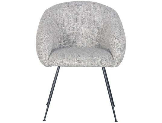 CONCEPT1 - Chaise Vadim gris clair tissu