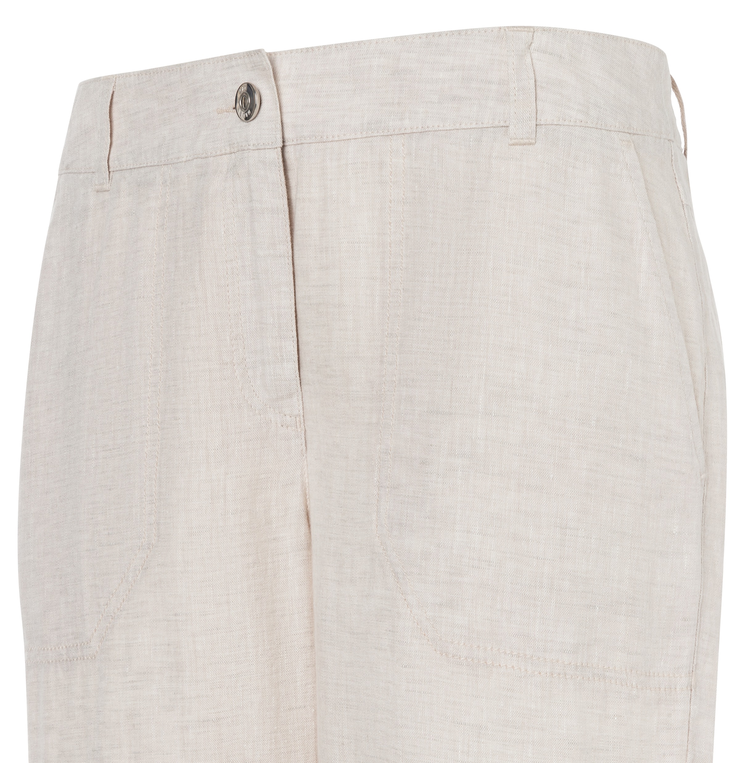 MAC Leinenhose »NORA cropped«  Sommerhose temperaturausgleichend und angenehm auf der Haut