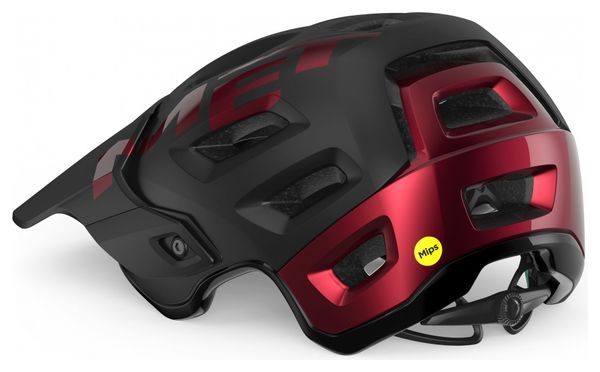 Casque MET Roam Mips Noir Rouge