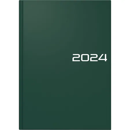 BRUNNEN Buchkalender grün A5, 2024