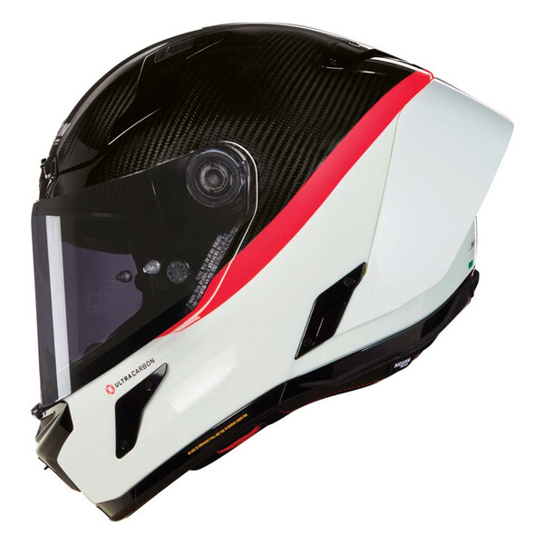 Nolan - Casque X-804 RS Ultra Carbon D.O.C. Carbone / Blanc / Brillant