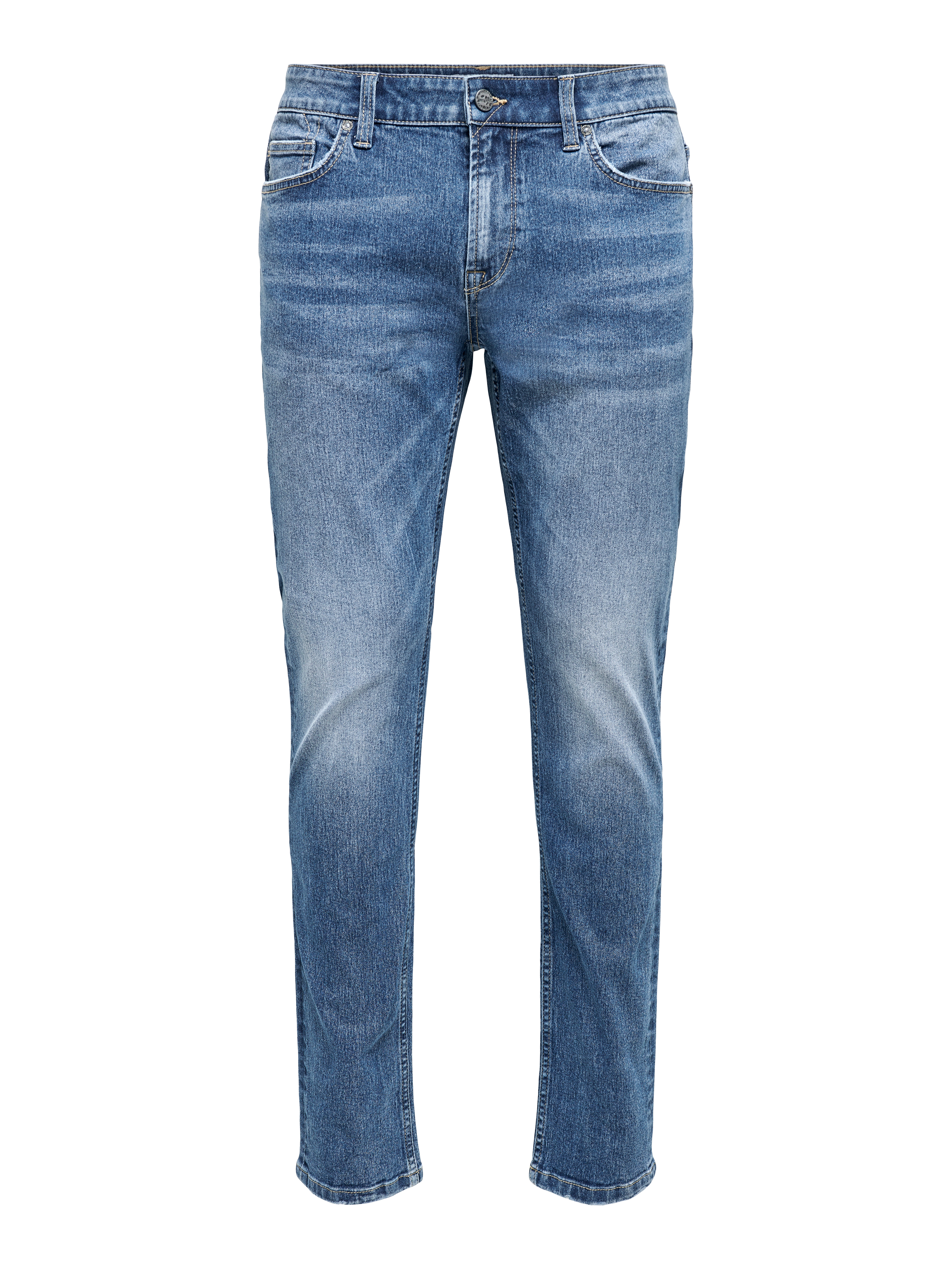 ONSLOOM Mittlere Taille Slim Fit Jeans Blue Denim