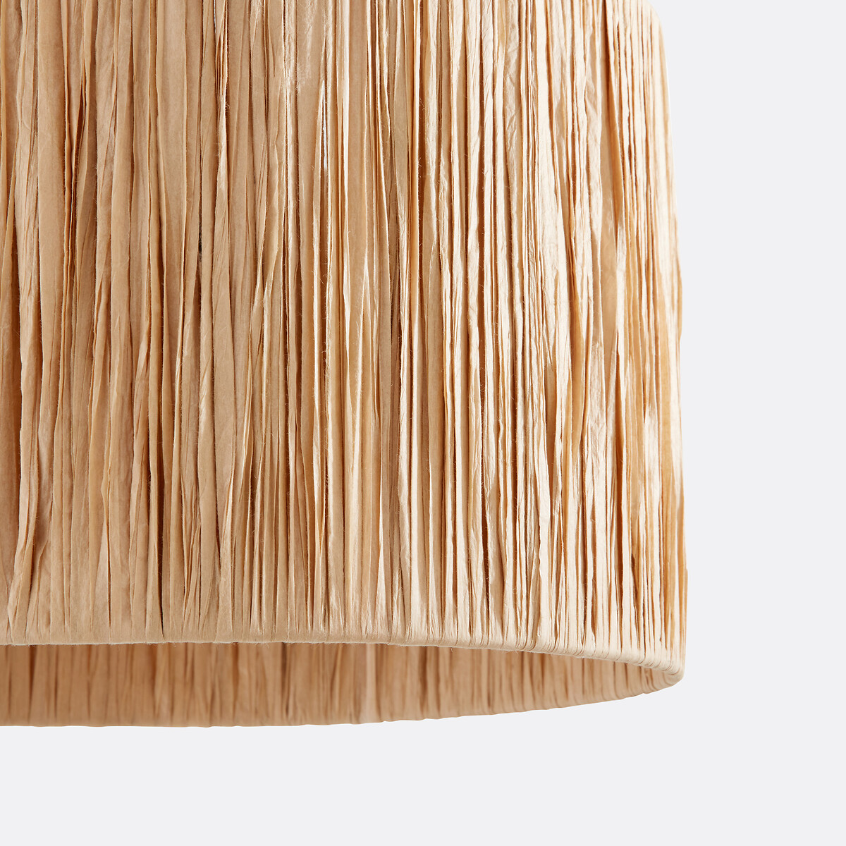 LA REDOUTE INTERIEURS<br>Candeeiro suspenso / Abajur em ráfia Ø30 cm, Rafita