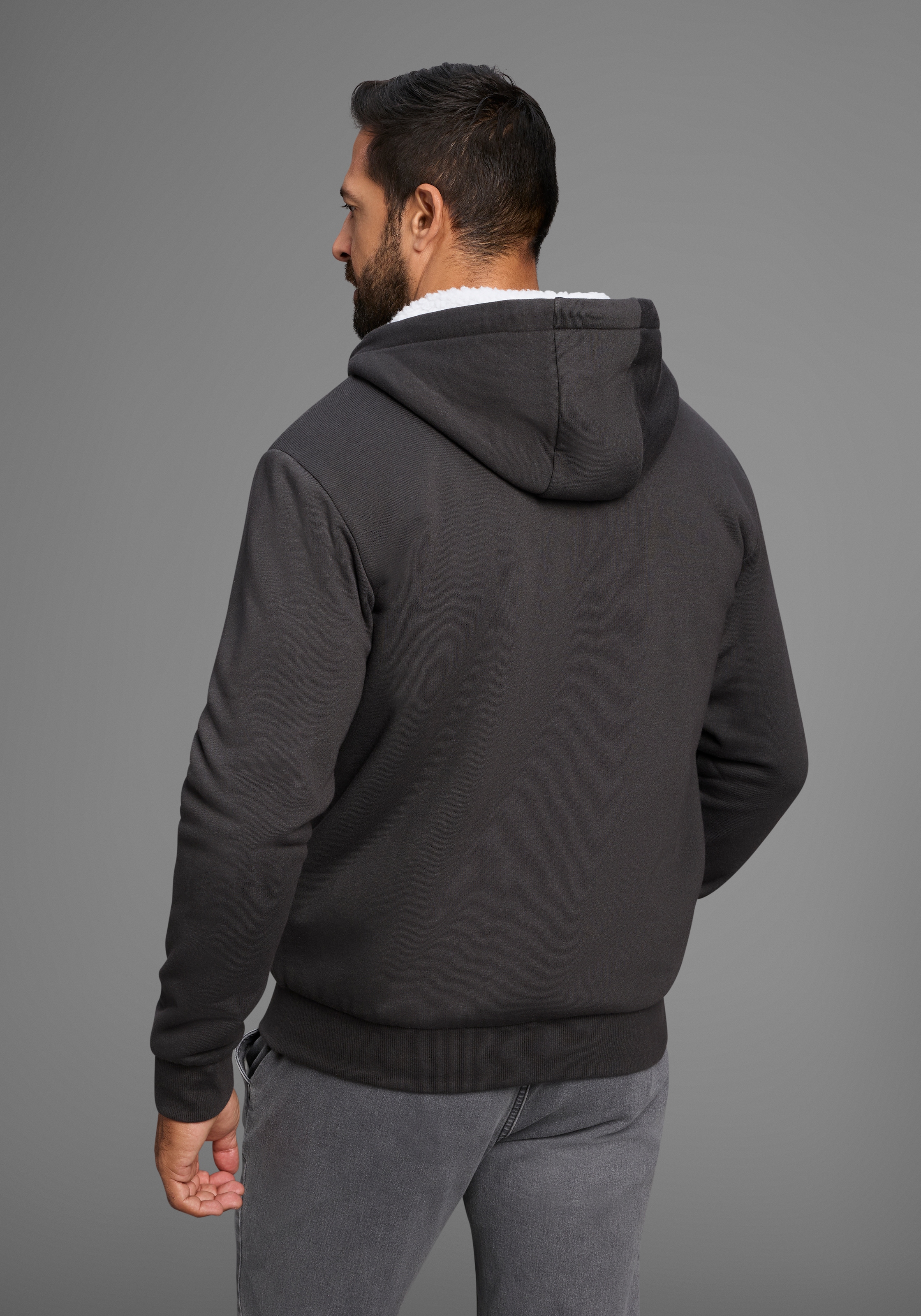 H.I.S Sweatjacke , mit Teddyfutter - NEUE KOLLEKTION