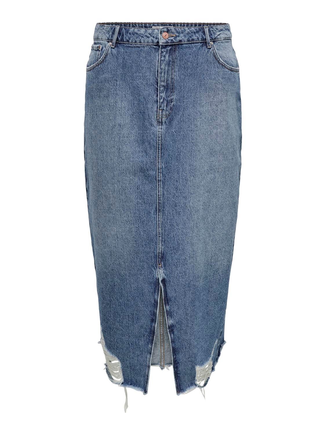 CAREMMA Jeansrock Medium Blue Denim