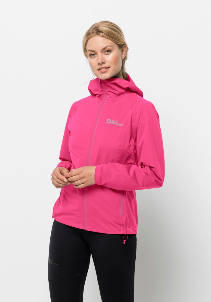 Jack Wolfskin Softshelljacke »EMBERBERG 3L JKT W« mit Kapuze