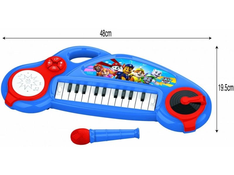 Lexibook Musikinstrument Paw Patrol Elektronisches Keyboard Elektronisches Multifunktions-Keyboard für Klavier- und Musikspass