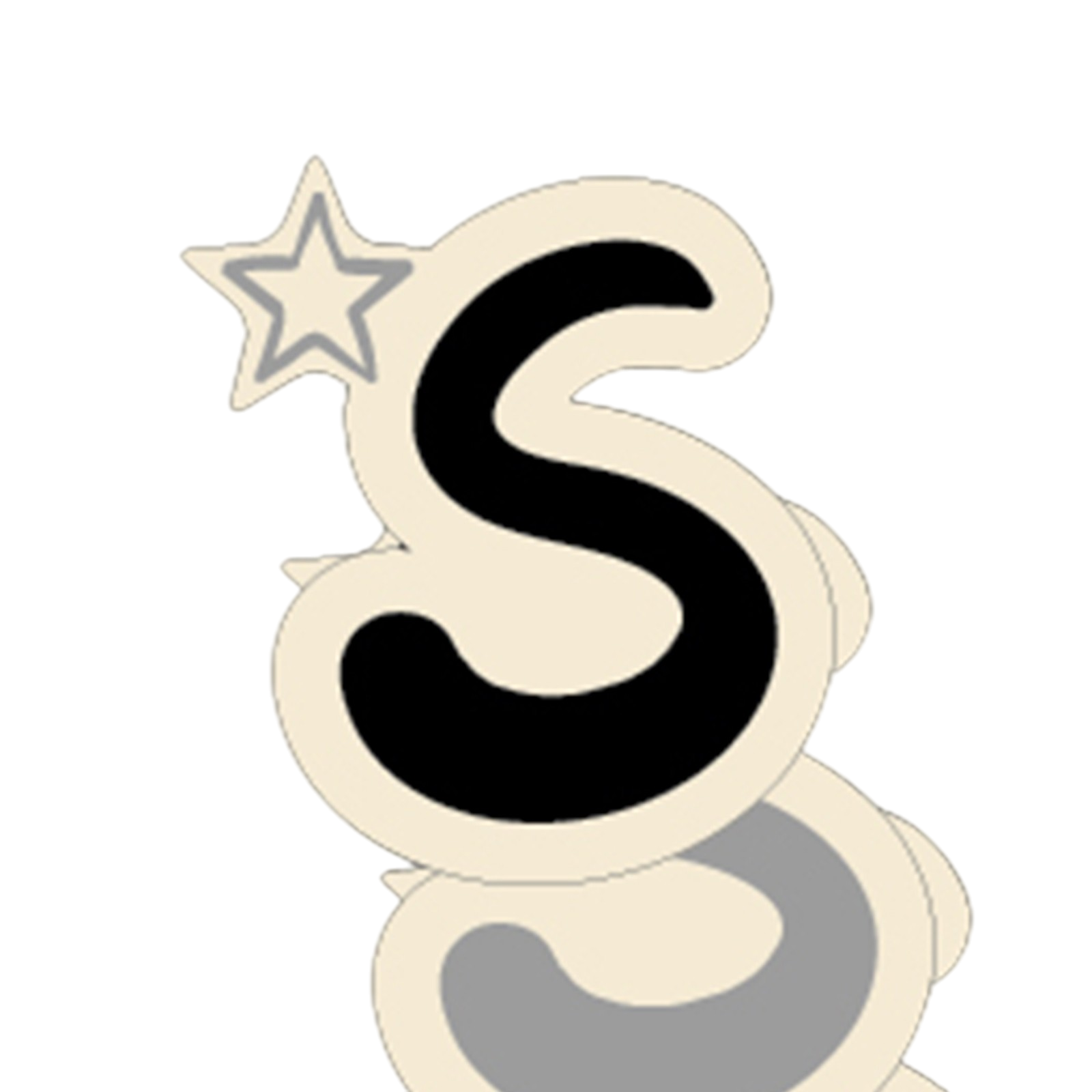 Buchstaben gross S