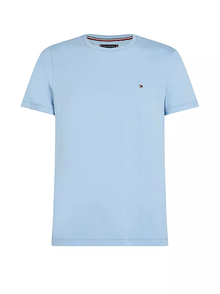 TOMMY HILFIGER T-Shirt Slim Fit hellblau