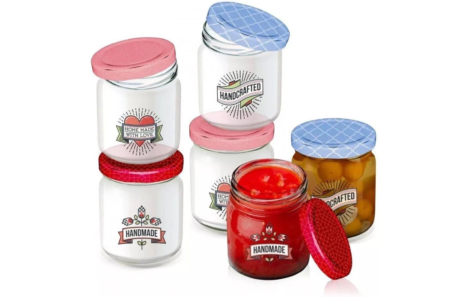 Schraubgläser 200 ml, 6 StückPraktische Einmachgläser für Marmelade und andere Köstlichkeiten