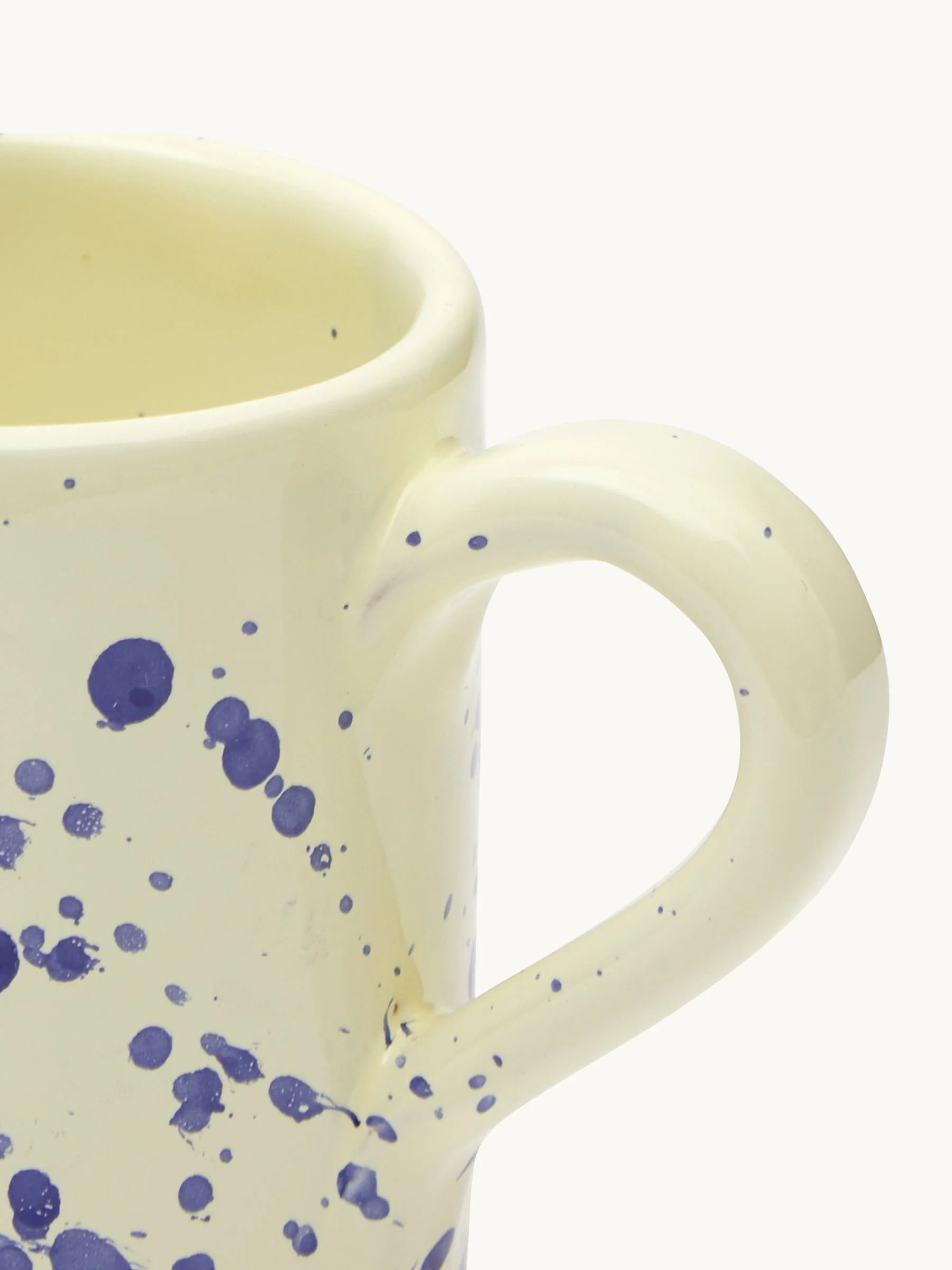 Hot Pottery Set of 4 Splatter Mugs