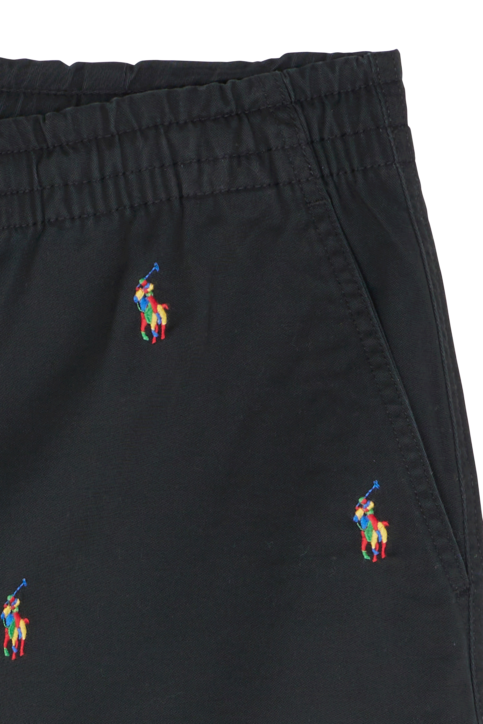 POLO RALPH LAUREN Short 32/1 STRETCH TWILL-CLASSIC FIT PREPSTER Noir