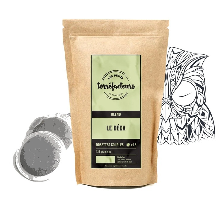 18 dosettes souples - Décaféiné  - LES PETITS TORREFACTEURS