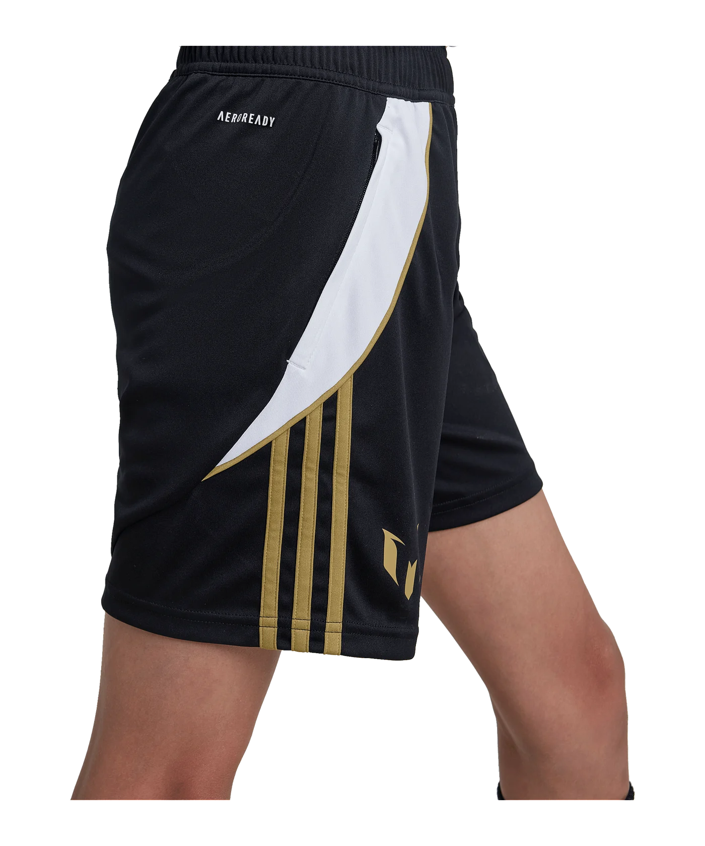 adidas Messi Short Kids Schwarz