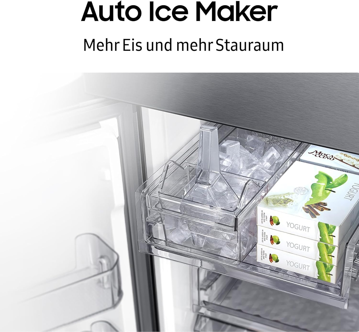 French-Door-Kühlschrank mit Gefrierfach, 178 cm, 649 l, AI Energy Mode (SmartThings), Auto Ice Maker, No Frost+, Edelstahl-Look, RF59C701ES9/EG