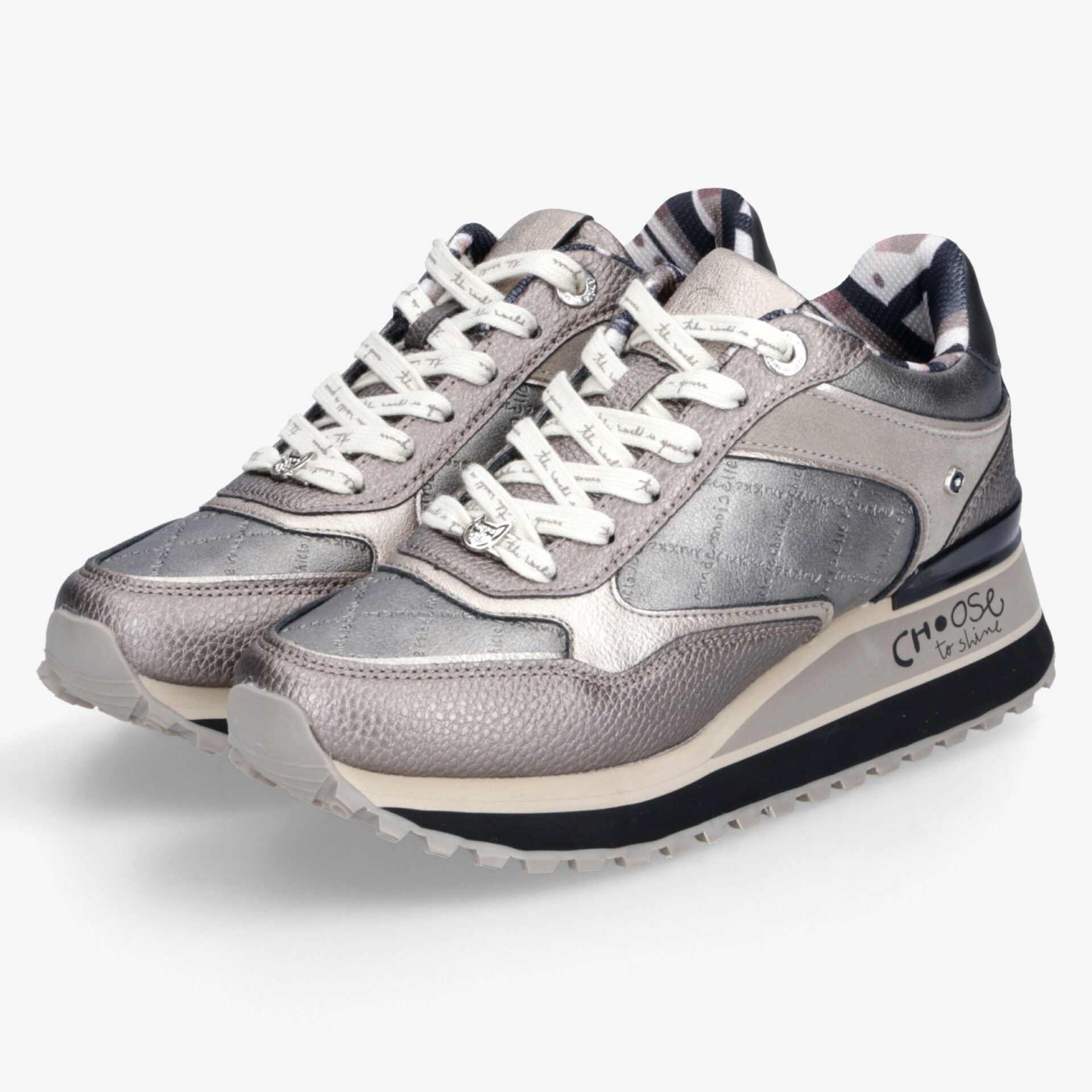 anekke LONDON 413 Damen Sneaker Low silber
