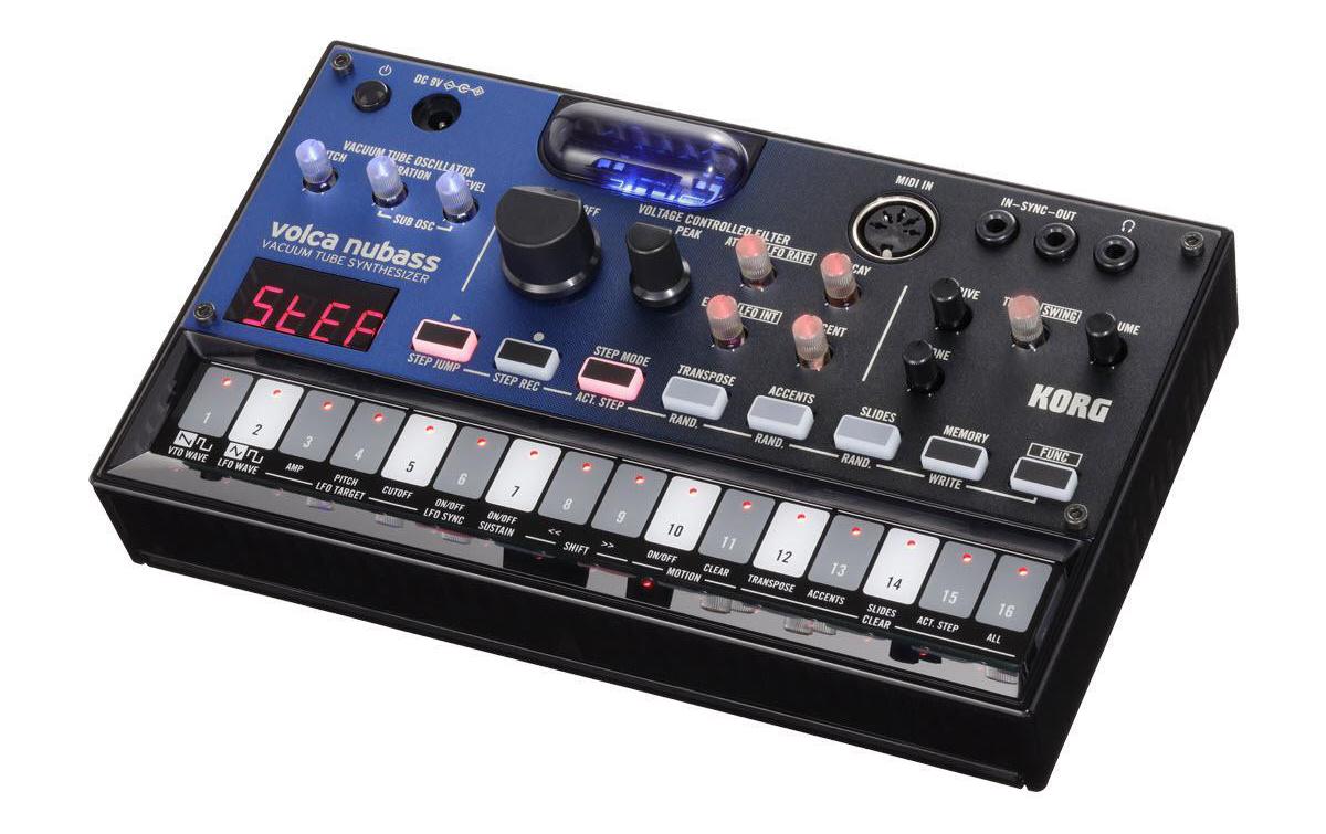 Synthesizer volca nubass<br>Analoger Bass-Synthesizer