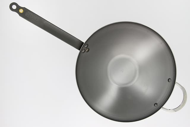 De Buyer Mineral B Element wokpande, kulstofstål, 40 cm