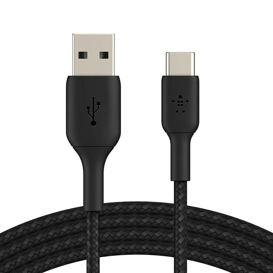 Câble USB-C vers USB-A (noir) - 1 m