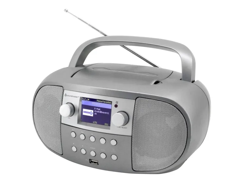 Soundmaster SCD7600TI, Analog & digital, DAB ,FM, Afspiller, CD,CD-R,CD-RW, 4 W, LCD