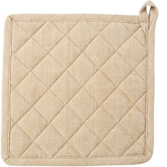 Manique et gant de cuisine beige